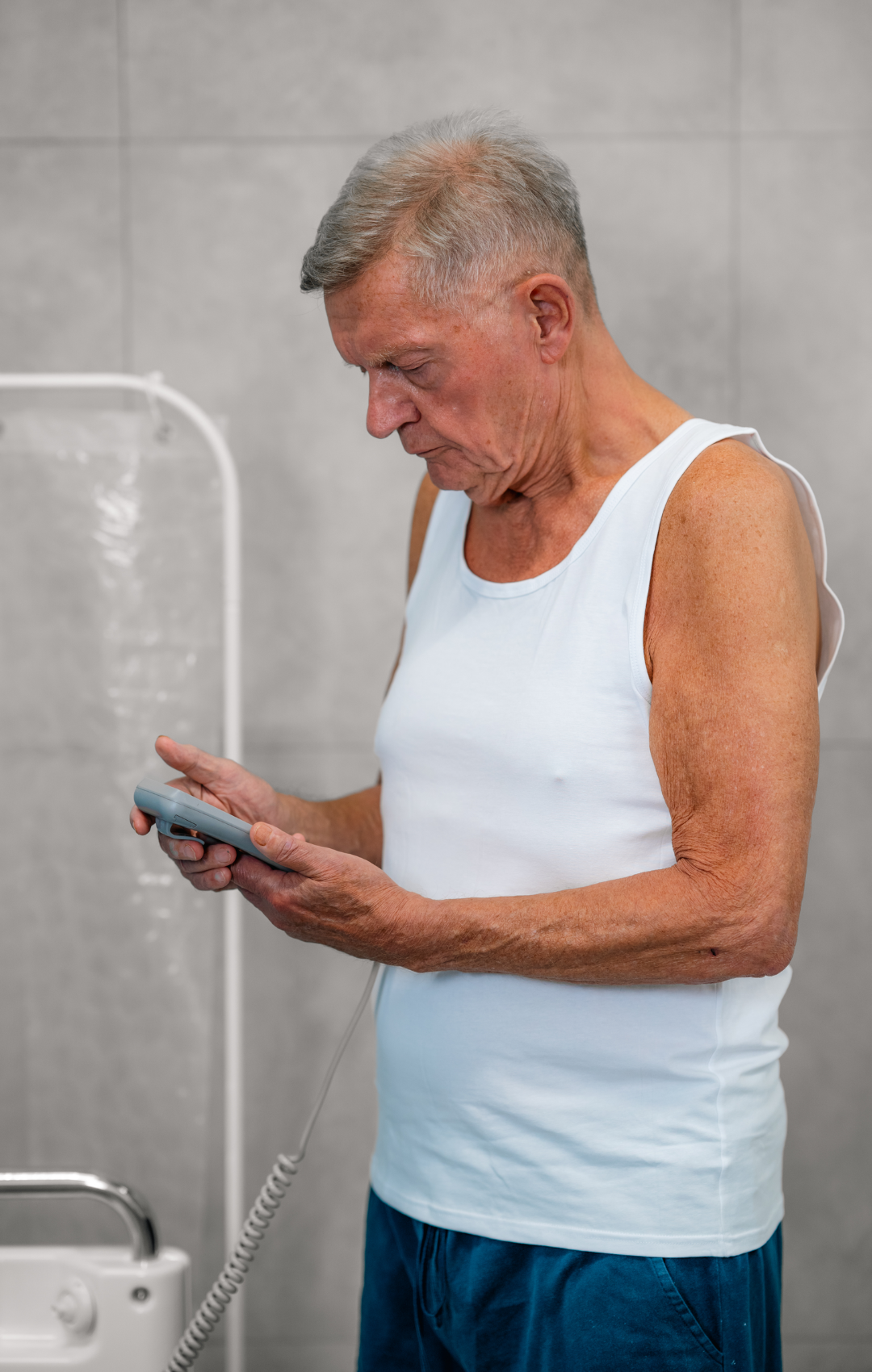 Peaceful home care moment